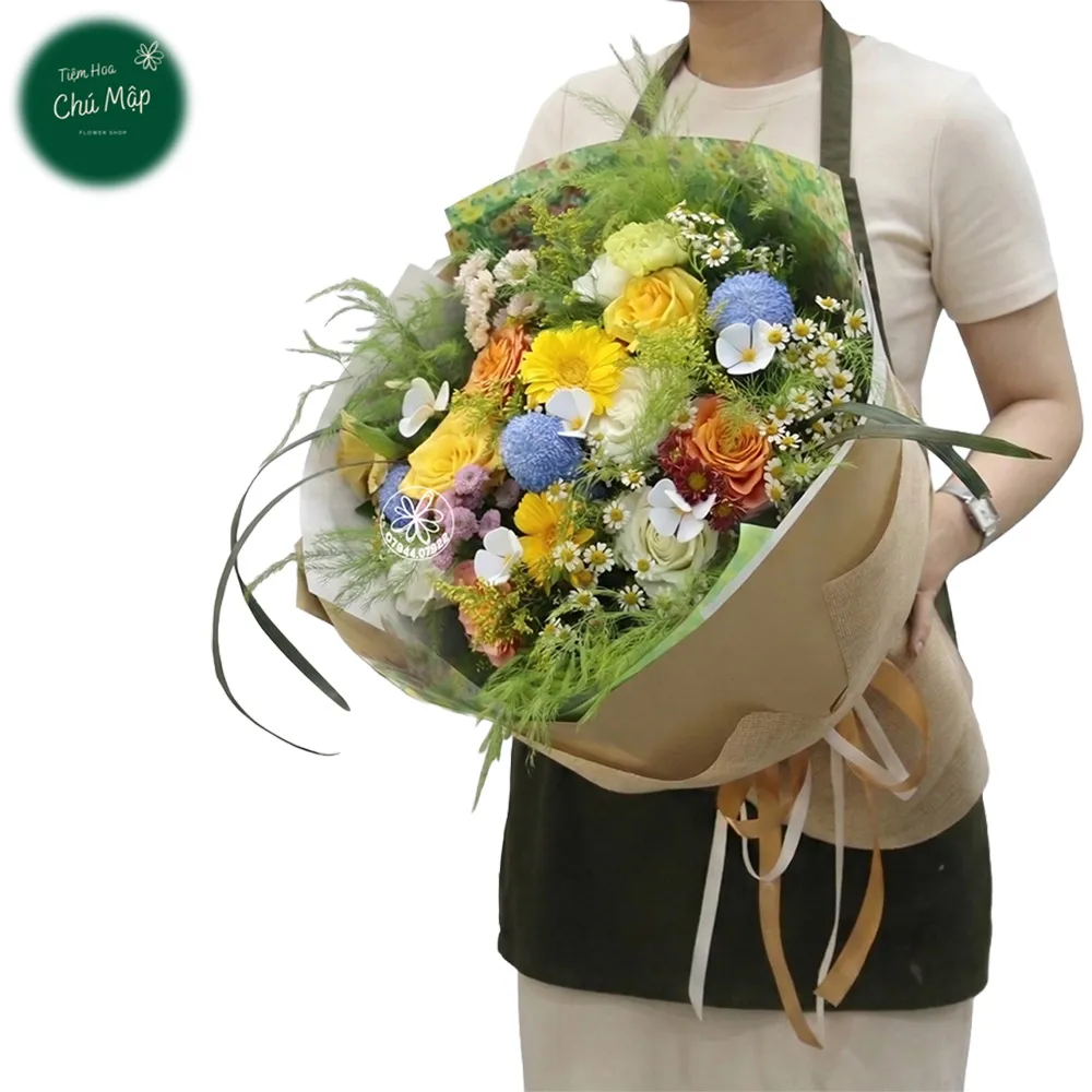 Bó hoa garden rực rỡ Bó hoa garden rực rỡ
